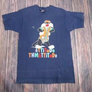 Vintage Looney Tunes Sylvester Shirt Mens Large Cartoon Attitude 90s Tee